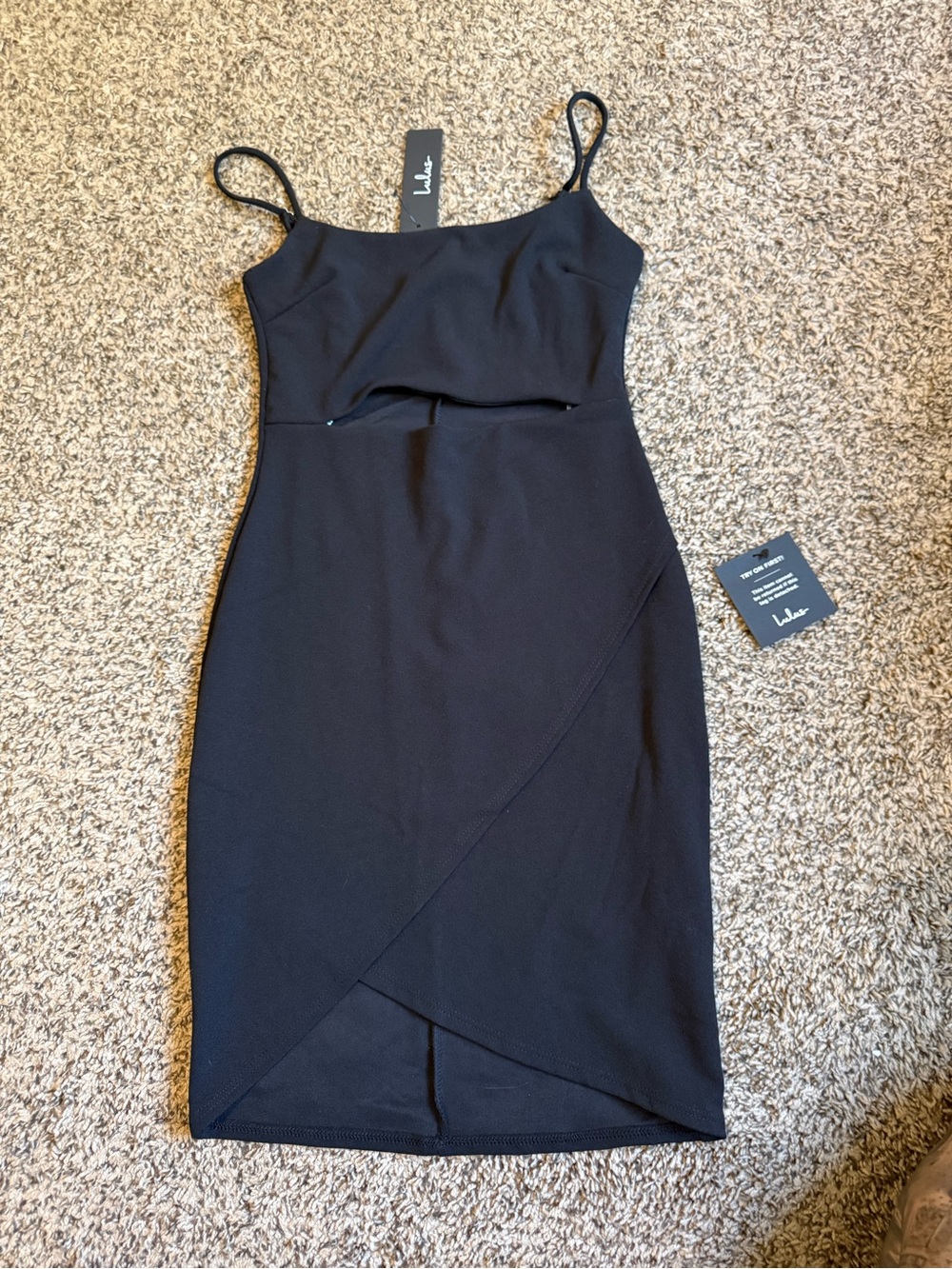 Lulu's Mini Dress with Cutout NWT
